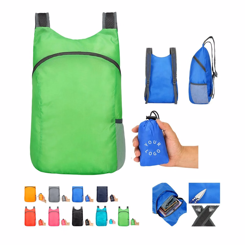 Polyester Lightweight Foldable Backpack