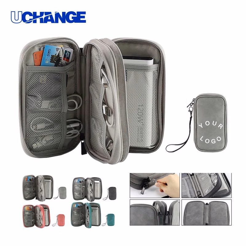 Travel Pouch Organizer for Tech Essentials