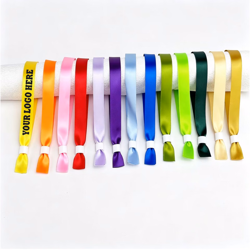 Satin Beaded Adjustable Event Wristband