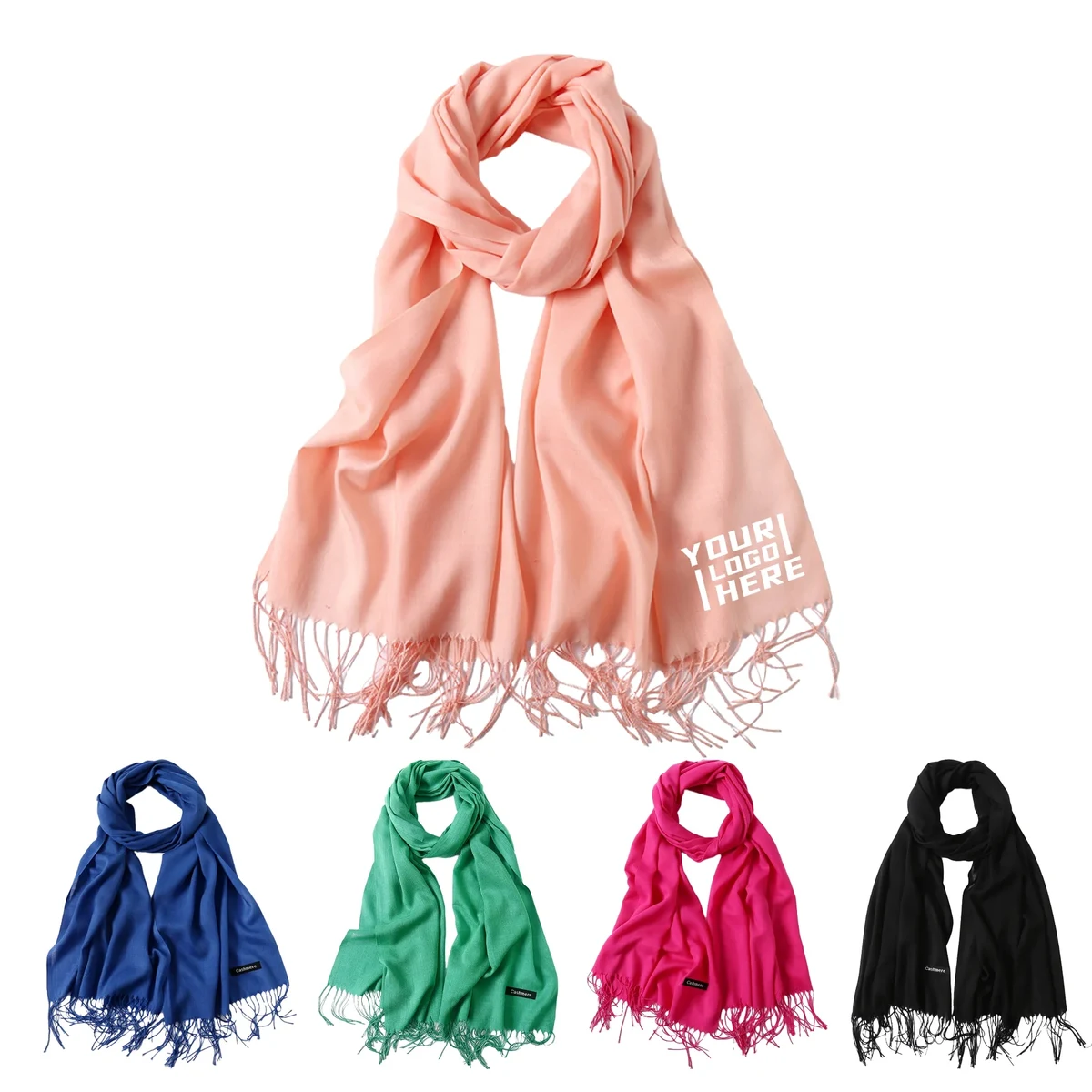 Large Soft Cashmere Feel Pashmina Shawls Scarf 1