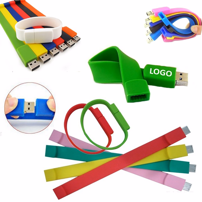 Wristband Bracelet with USB Flash Drive