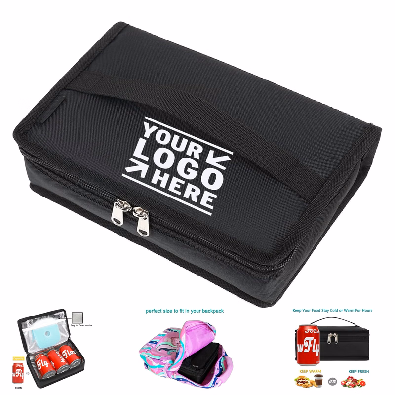 Mini Cooler Thermal Meal Tote Kit Small Insulated Lunch Box Portable Soft Bag