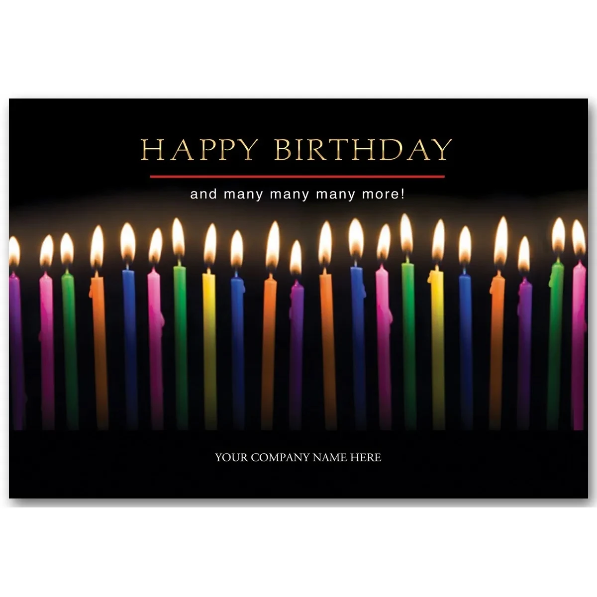Joyful Candles Birthday Cards 1