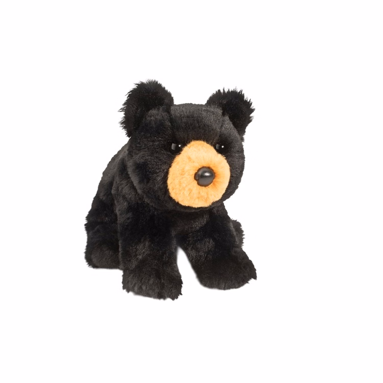 Cubbie Black Bear Mini Soft Stuffed Animal