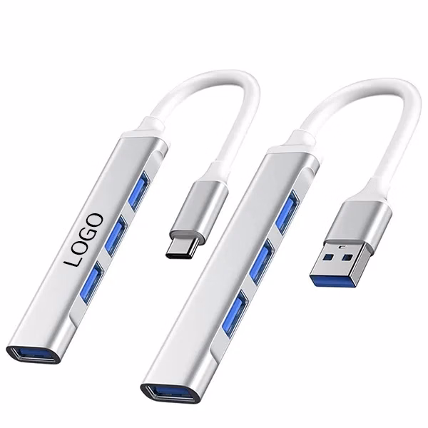 USB C Hub Adapter with 4-In-1 Multiport Connector