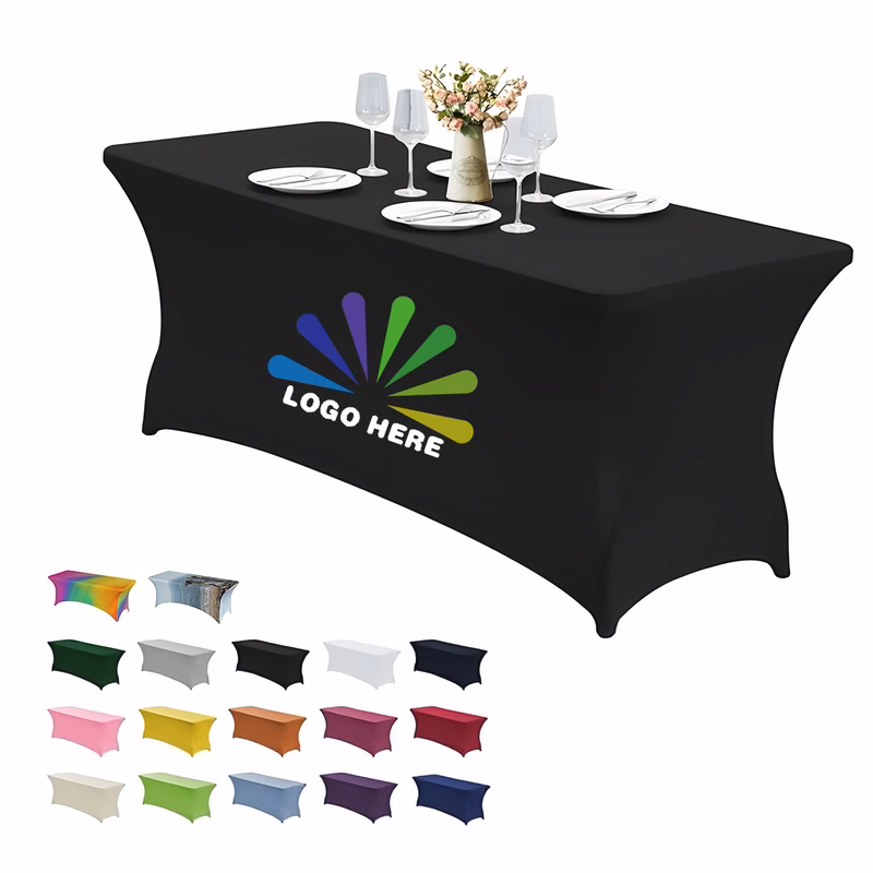 Custom Color 6ft Stretch Tablecloth