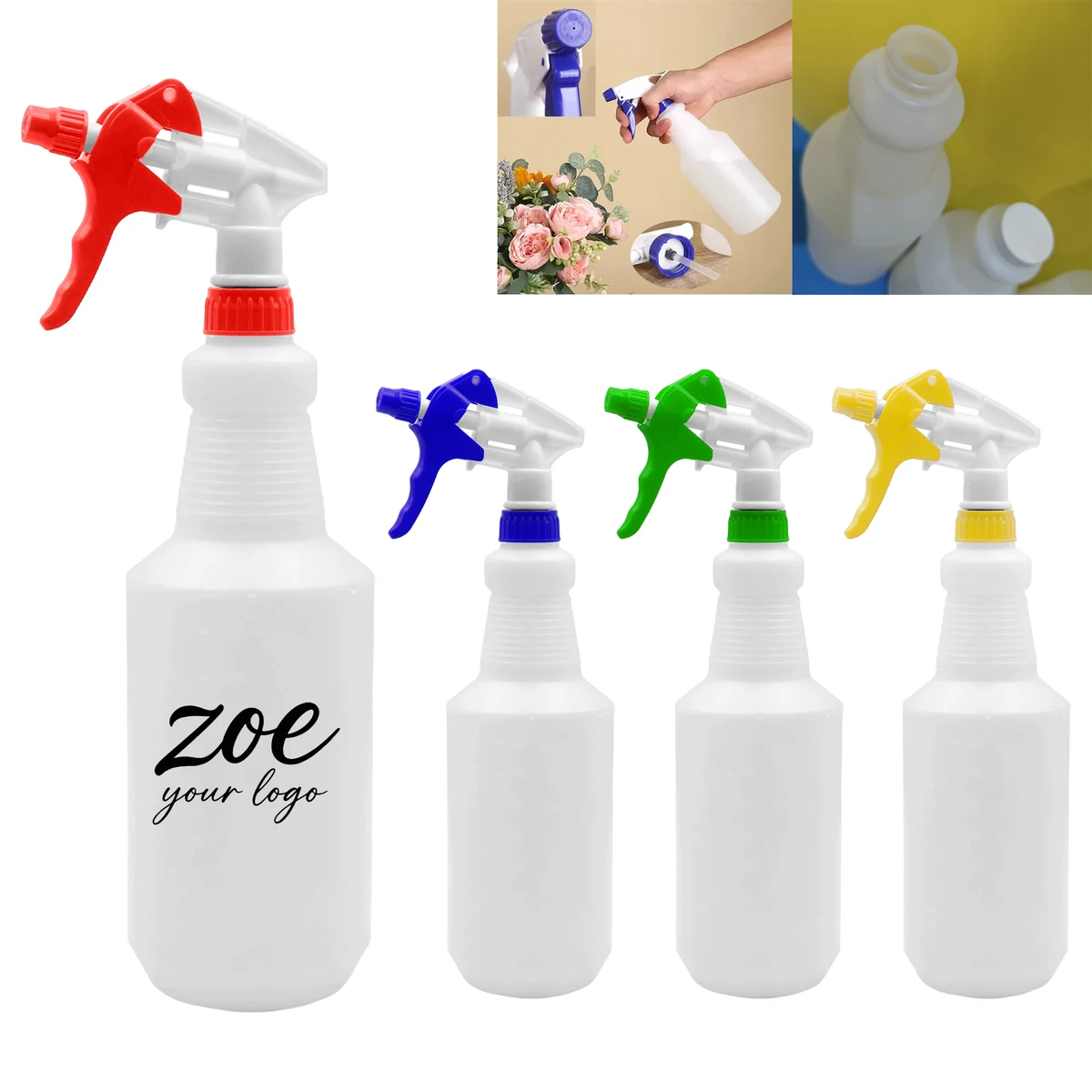 Plastic Spray Bottles, 16.9 OZ 1