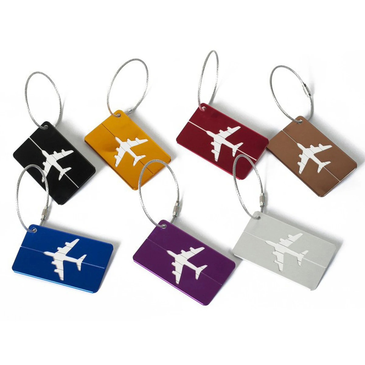 Aluminum Alloy Luggage Registration Card 1