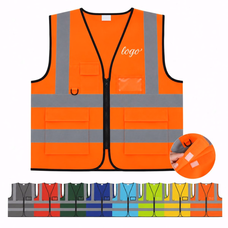 Multi Pocket Reflective Safety Vest