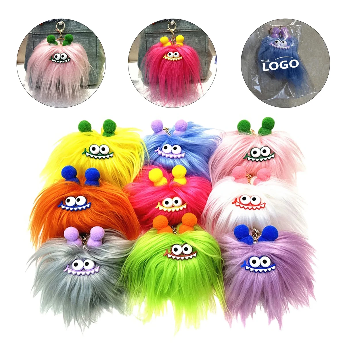 Cute Plush Doll Keychain 1