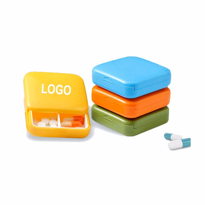 Compartments Portable Travel Pill Case