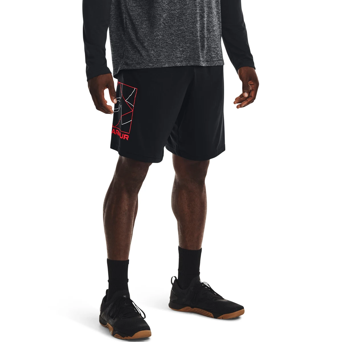 UA Tech Boxed Logo Men's Shorts 1