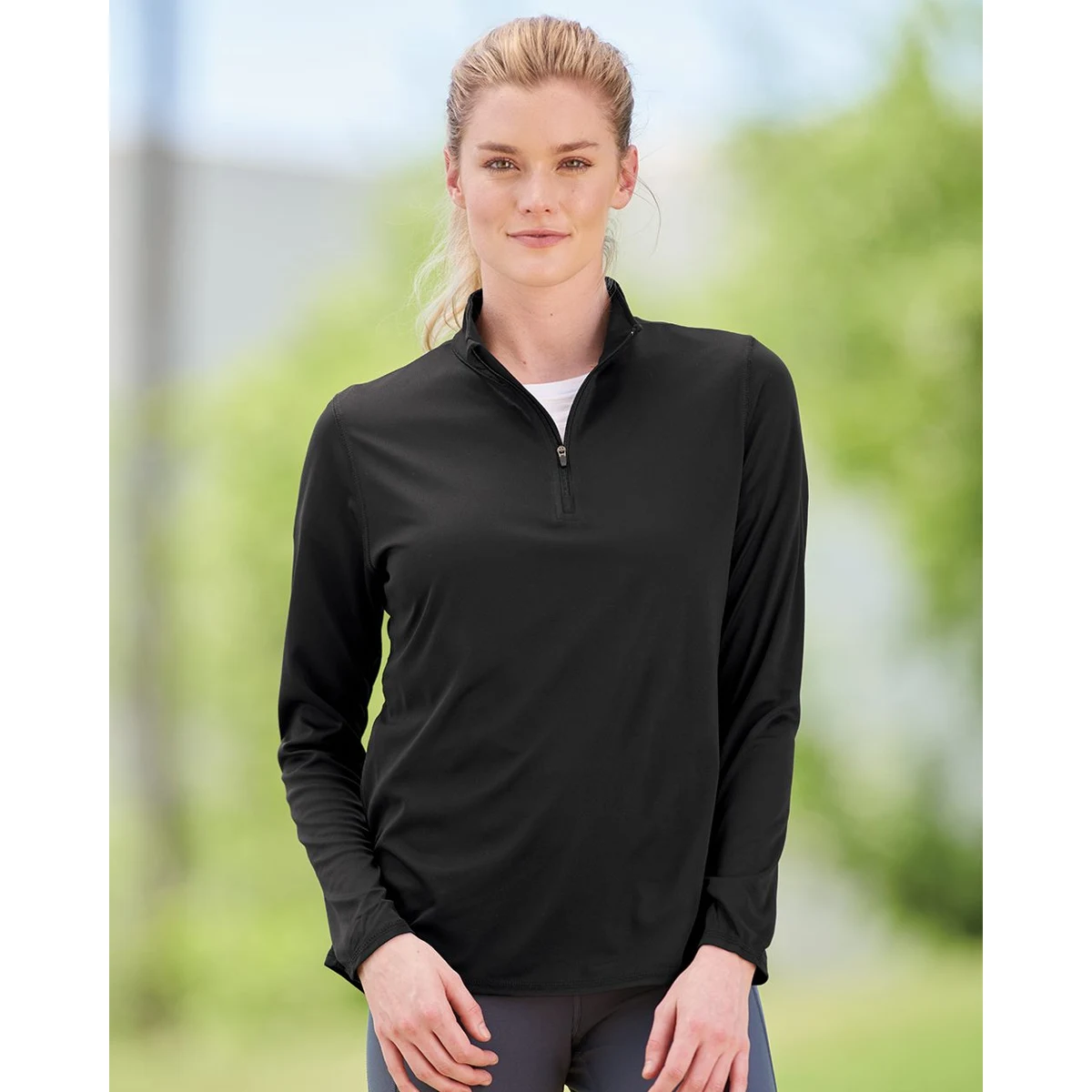 Women's Attain Color Secure® Performance Quarter-Zip Pullover - 2787 1