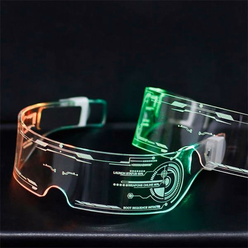 Colorful Luminous Technology Glasses LED