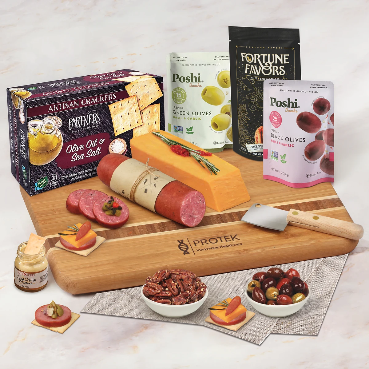 Savory Delights Charcuterie Board 1