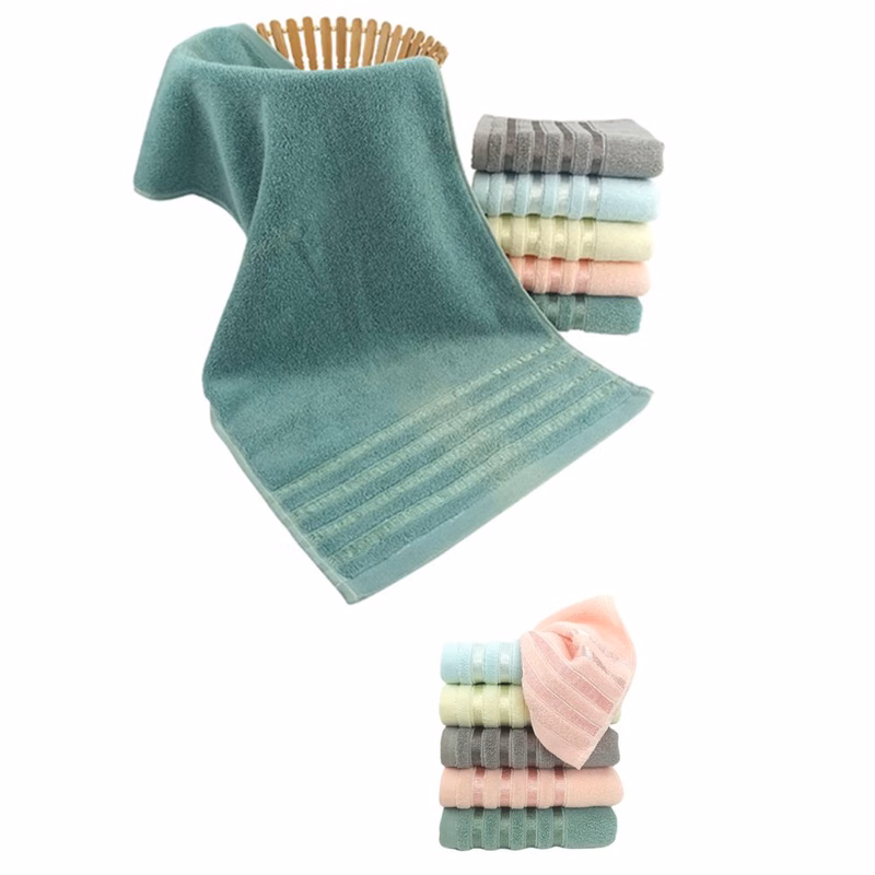 Cotton Plush Terry Velour Hand Towel Beach Towel