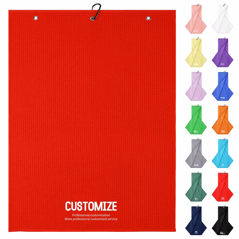Waffle Weave Golf Towel