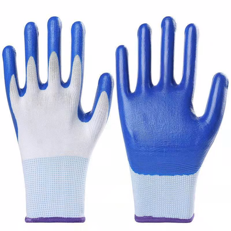 Nylon Rubber Work Gloves
