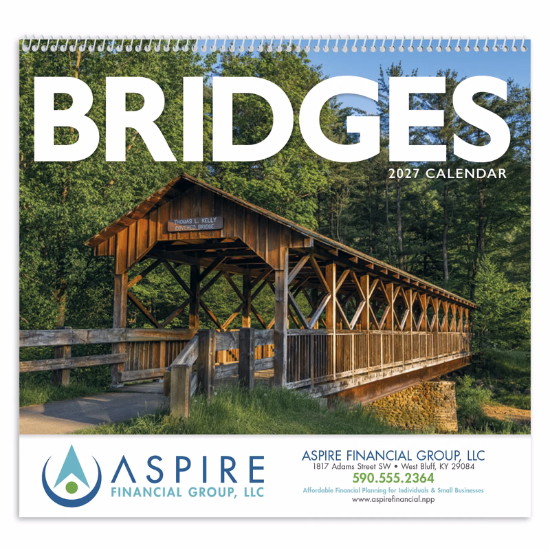 Triumph® Calendars Bridges Calendar