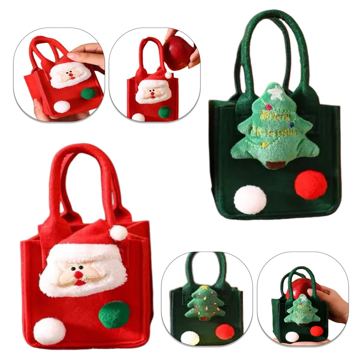 Christmas Decor Felt Bag 1