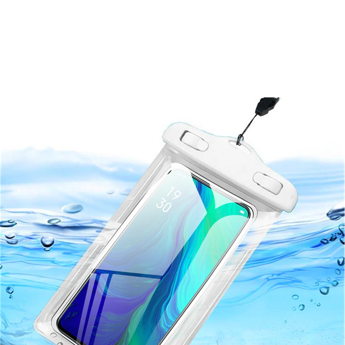 Clear Waterproof Phone Dry Bag with Lanyard 1