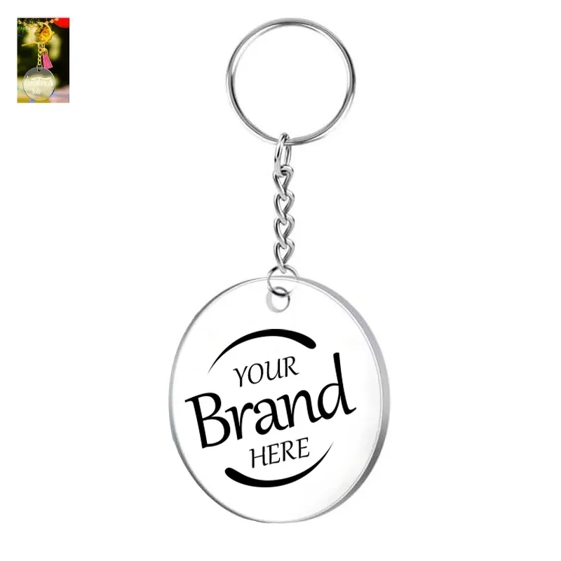 Round Acrylic Keychain 1