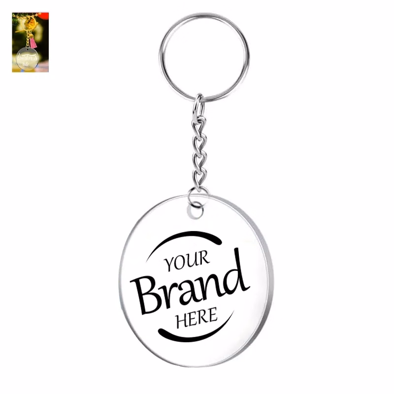Round Acrylic Keychain