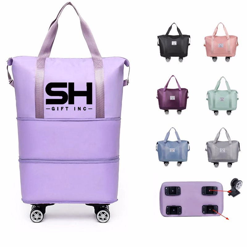 Large Weekend Bag with Spinner Wheels