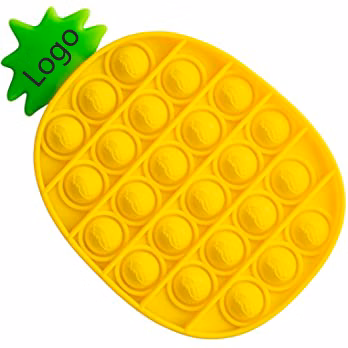 Pineapple Shape Bubble Push Popper Anxiety Relief Autism Toy Board
