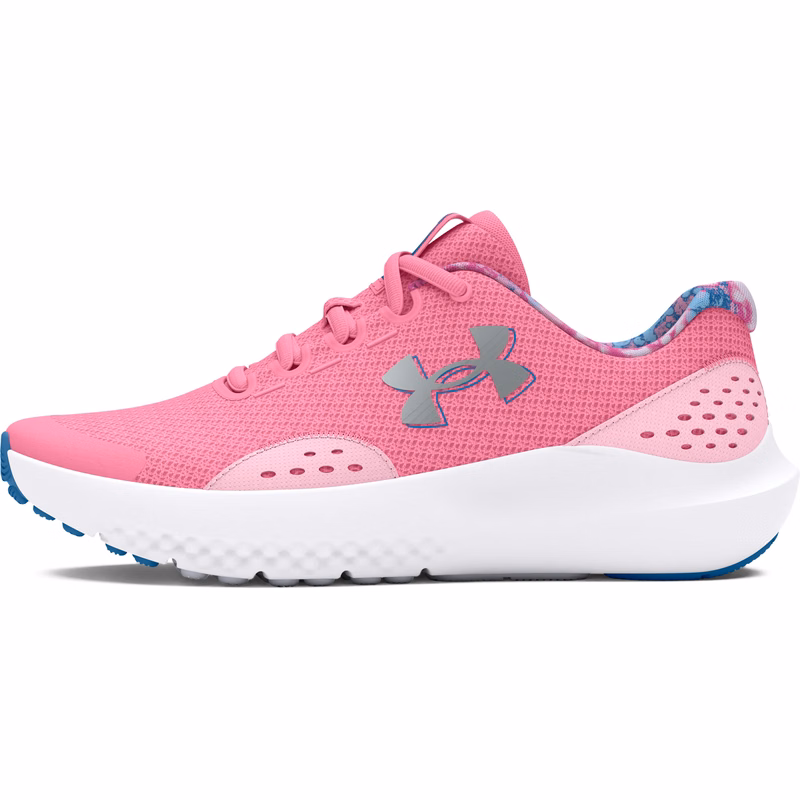 UA Surge 4 Printed Girls' Grade School Running Shoes