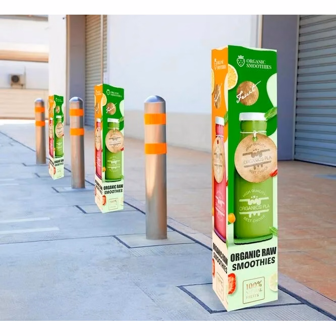 Bollard Covers - Triangle (3 Sided - 7" x 65")