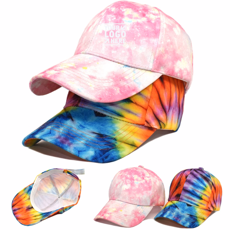 Tie Dye Print Baseball Cap