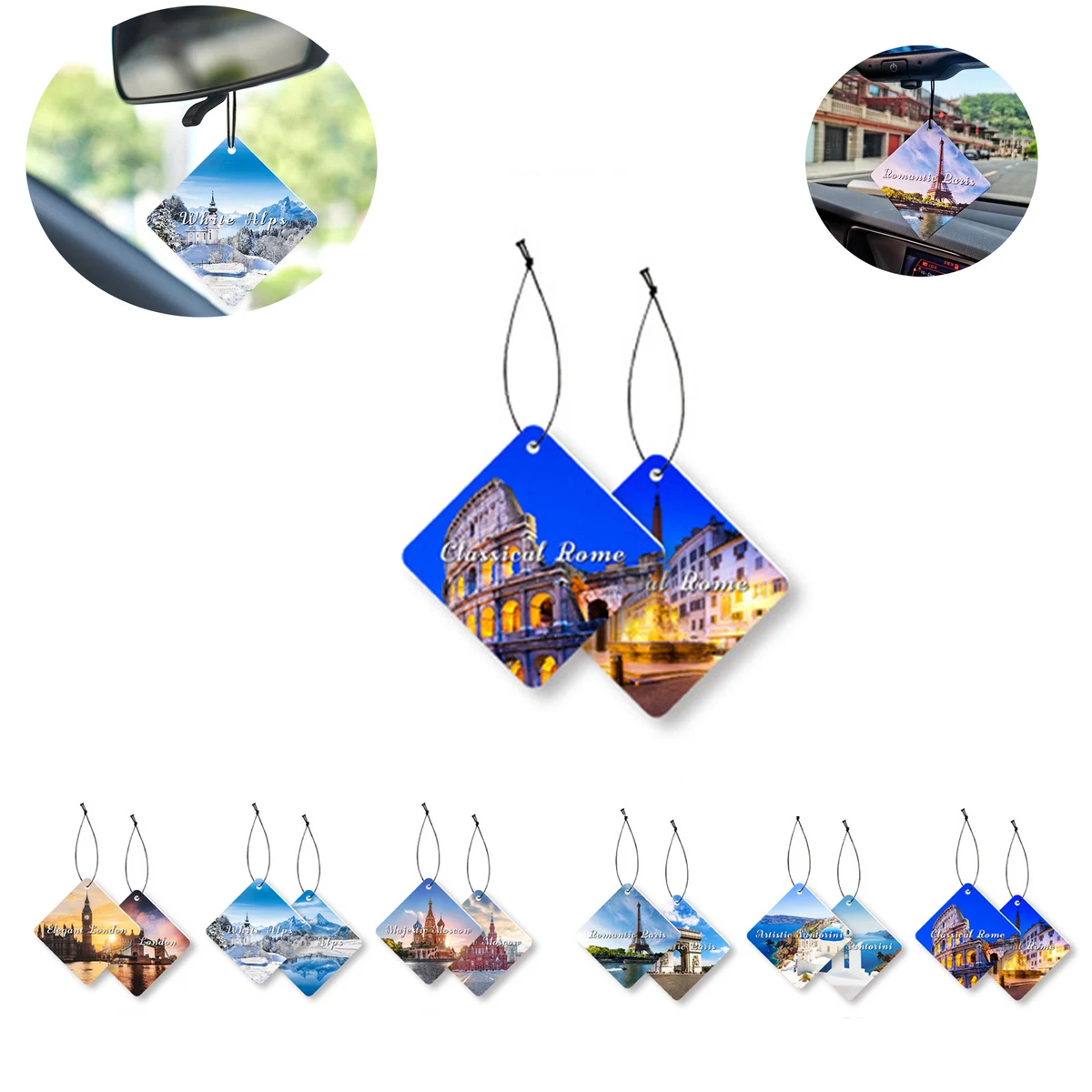 Scented Car Air Freshener Refills 1