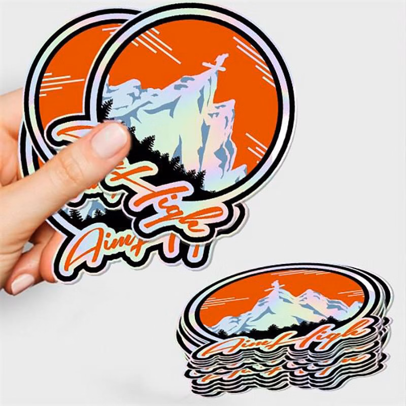 Custom Holographic Stickers- 1x1