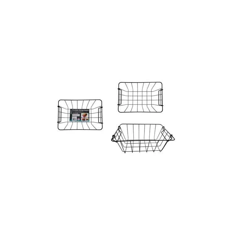 Stackable Wire Storage Baskets 1