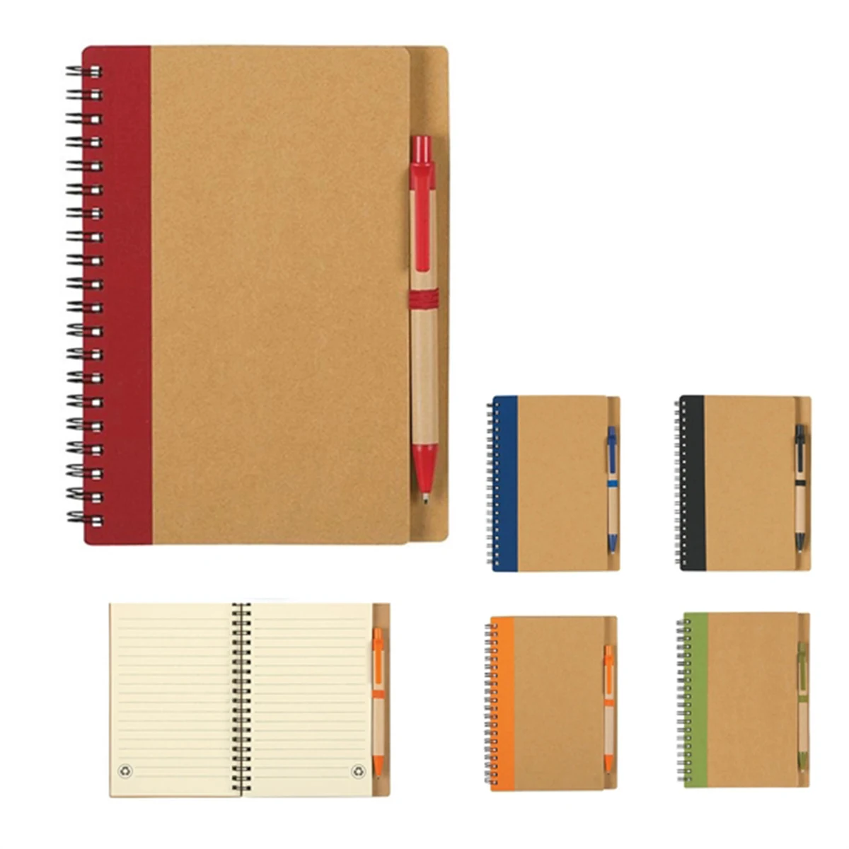 Mini Kraft Notepad with Pen 1