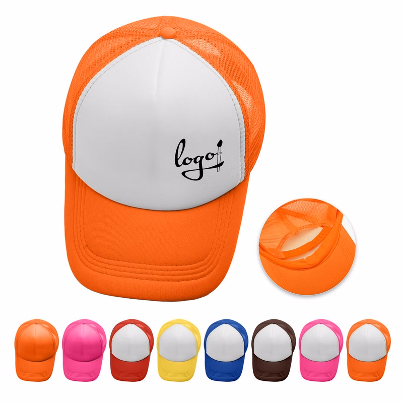 Color-Block Breathable Sponge Mesh Hat