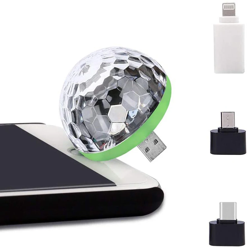 Portable Bright Party USB Disco Light for Any Celebration 1