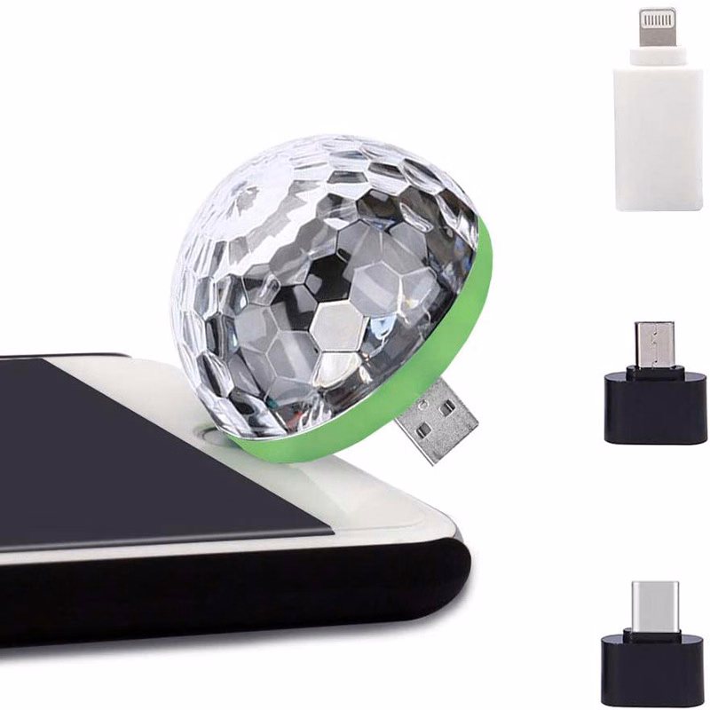 Portable Bright Party USB Disco Light for Any Celebration