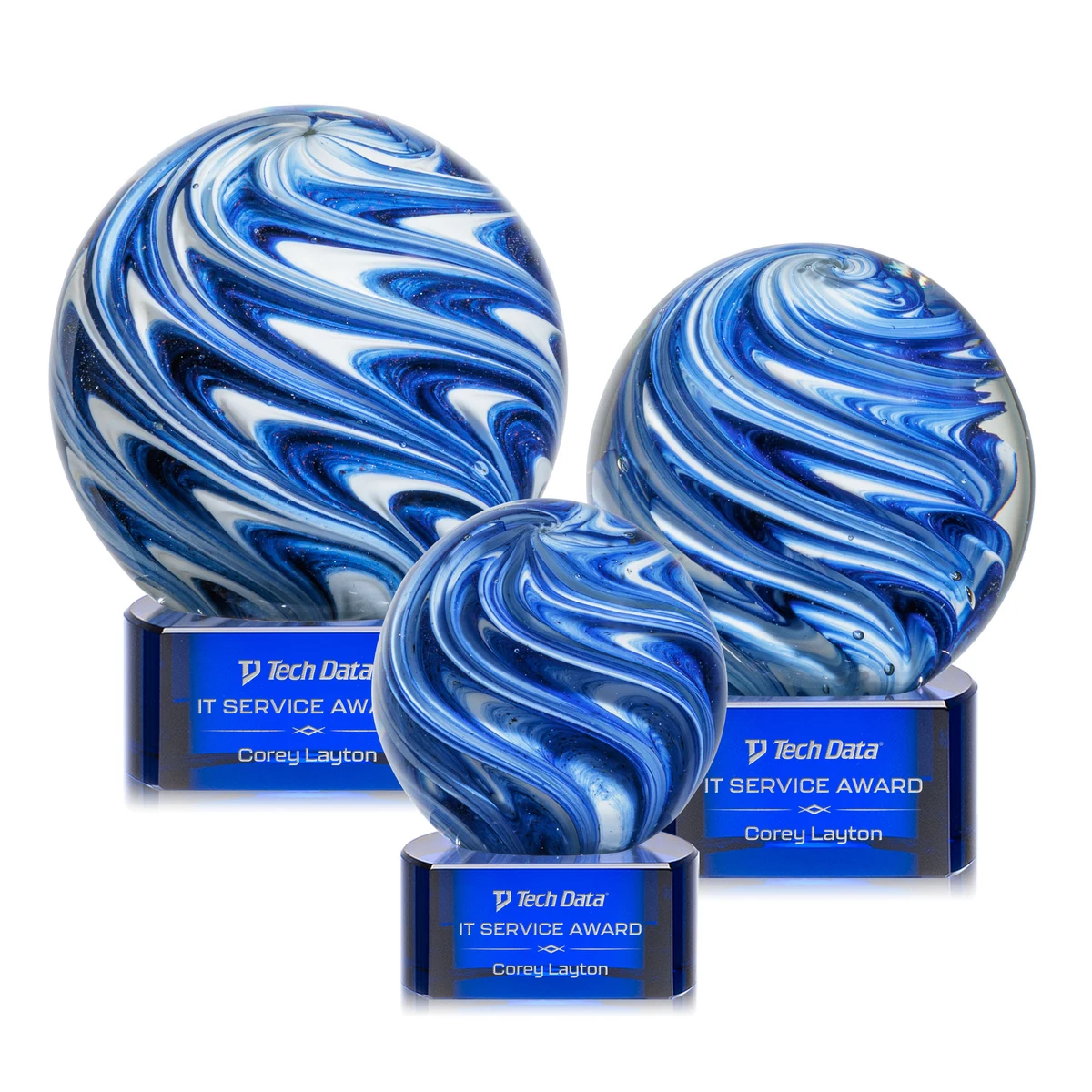 Naples Award on Paragon Base - Blue 1