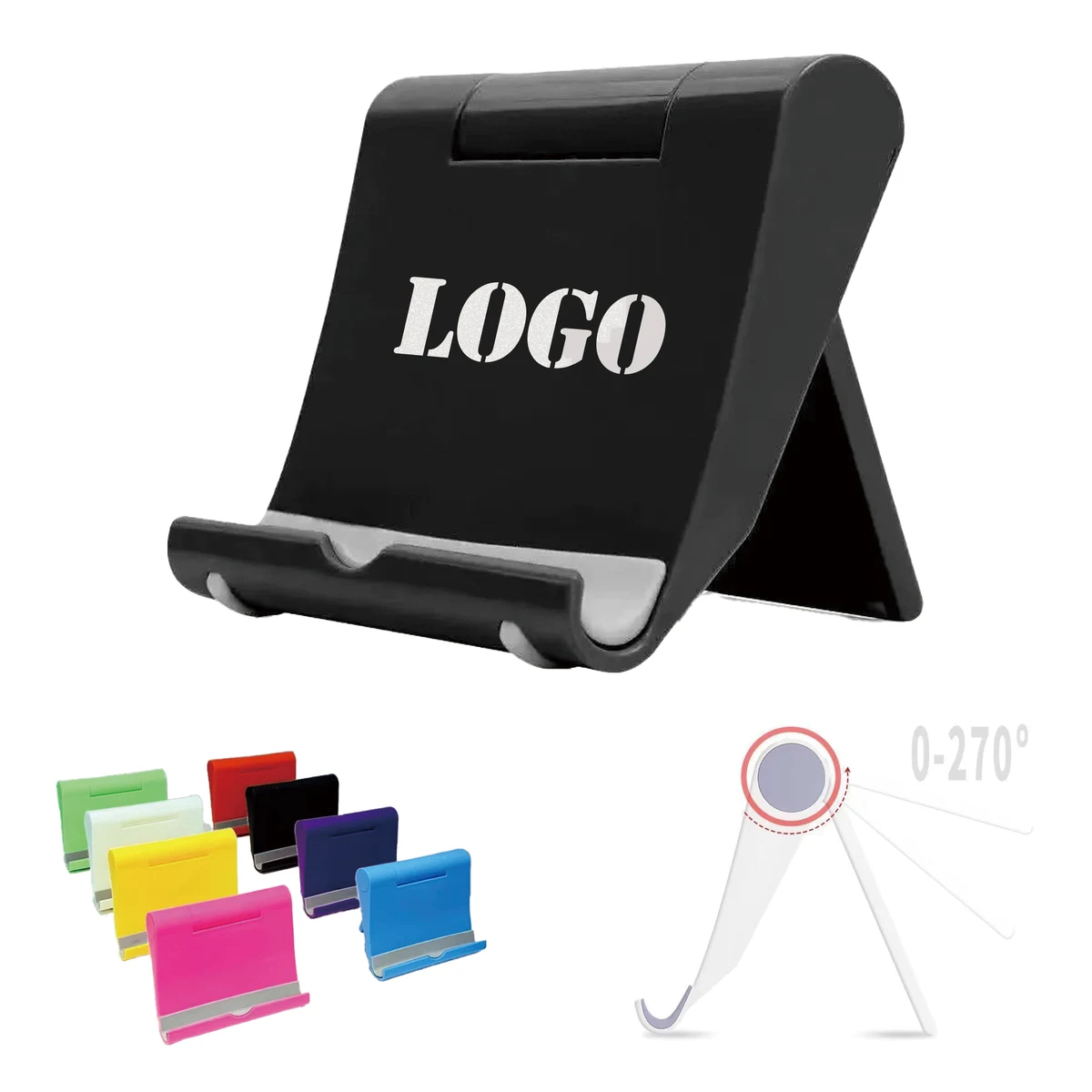 Folding Portable Plastic Phone Stand Holder 1