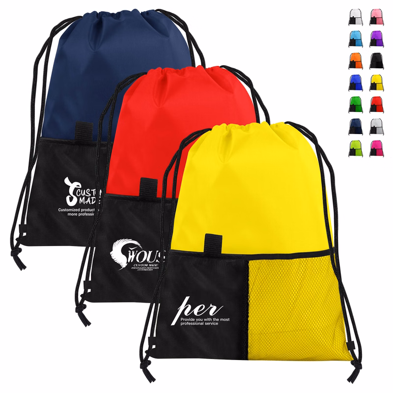 Thickened 420D Oxford Cloth Marathon Sports Drawstring Bag
