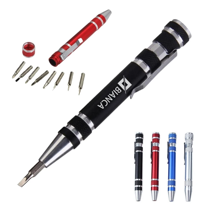 8 In 1 Aluminum Precision Screwdriver Set 1