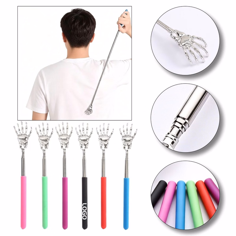Extendable 22 Inch Metal Skeleton Hand Backscratcher