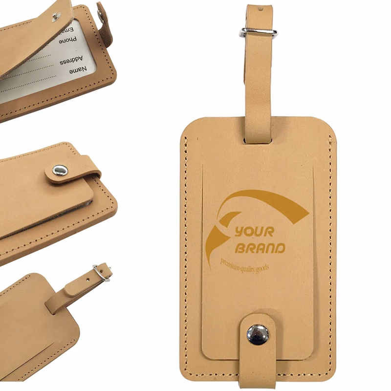Baggage Leather ID Luggage Tag Suitcase Label