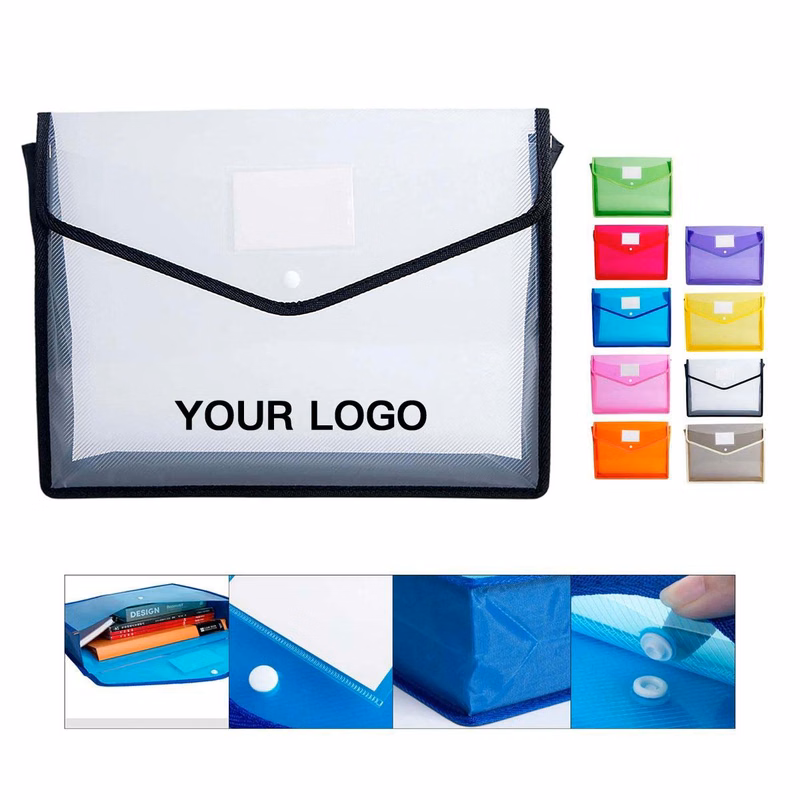 Durable PP File Folder with Transparent Cover