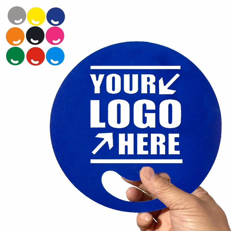 Custom Plastic Round Hand Fan