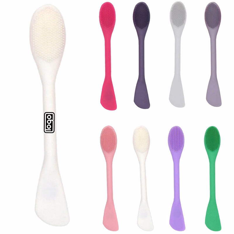 Doube-Ended Silicone Facial Mask Brush Scraper Tool