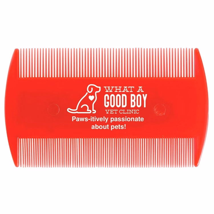 Red Flea Comb (3" x 2.063")