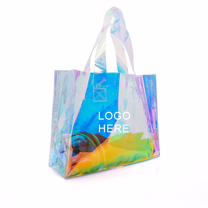 Clear PVC Laser Hologram Tote Bag